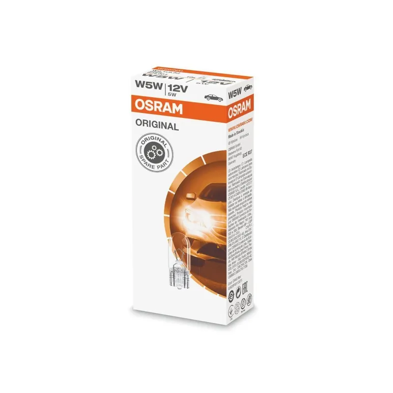 ŻARÓWKA W5W 12V CAŁOSZKLANA MAGNETI MARELLI W5W12V W5W12VW21X95D Zamów dziś
