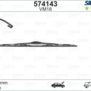 Wycieraczka silencio cardboard VALEO 574143 Nie przegap