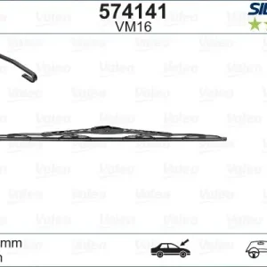 Wycieraczka silencio cardboard VALEO 574141 3397001442 Bezpieczne zakupy