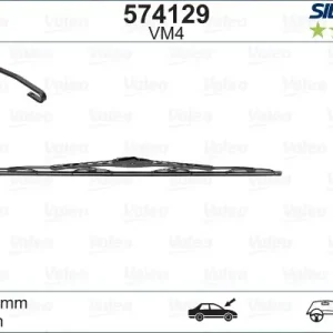 Wycieraczka silencio cardboard VALEO 574129 Oferta limitowana