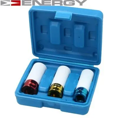 Nasadki powlekane do felg alum. 1/2, ENERGY NE00970 NASADKI DO FELG 3 szt. Tylko dziś