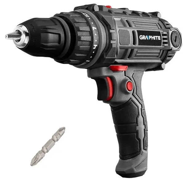 Ograniczona ilość Wiertarko-wkrętarka sieciowa 300W GRAPHITE 58G793 walizka