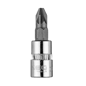 Końcówka wkrętakowa PZ2 1/4, 37 mm NEO Tools 10-320 TRZPIEŃ KRZYŻAK 1/4 Bezpieczna płatność