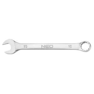 Tylko do końca tygodnia Klucz płasko-oczkowy 15 x 190 mm NEO Tools 09-659 KLUCZPO15