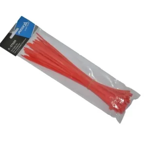 OPASKA SAMOZACISKOWA 5X250MM TECHMAN A CT52R  /50SZT/CZERWONA/ Oferta limitowana