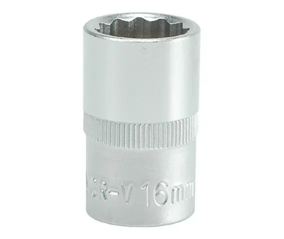 Taniej NASADKA 1/2 16 MM 12 KĄTNA KRÓTKA