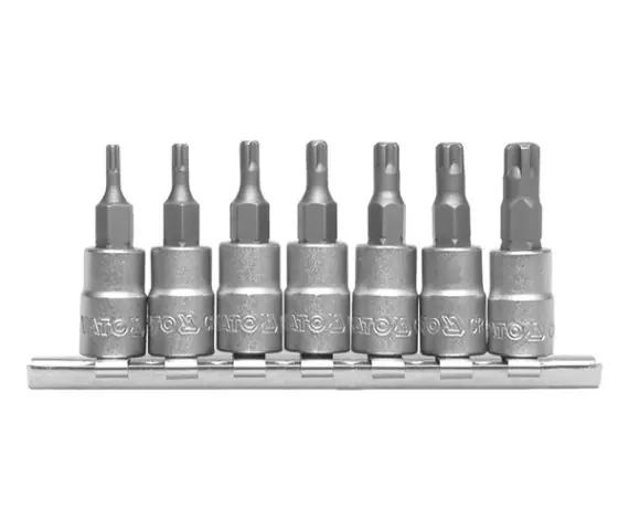 Tylko dziś KLUCZE TRZPIENIOWE TORX 1/4 5 GWIAZDKOWY Z OTWORE