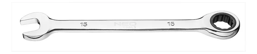 Klucz płasko-oczkowy z grzechotką 15 mm NEO Tools 09 066 Popularny
