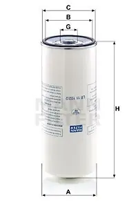 Bestseller Filtr powietrza MANN-FILTER LB11102/2 LB111022
