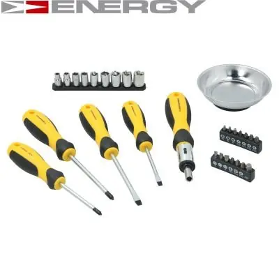 Śrubokręty 29 elem.+Tacka magnes ENERGY NE00369A zestaw Szybka wysyłka