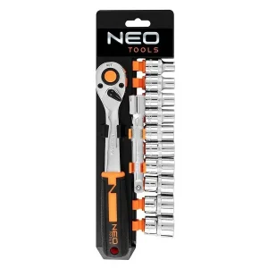 Klucze nasadowe 1/2, NEO Tools 10-030 zestaw 12 szt. Okazja