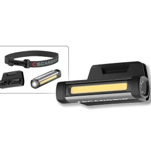 Wyjątkowa oferta Lampa robocza FLEX WEAR SCANGRIP 03.5811 HEADLIGHT z opcją lampy czołowej
