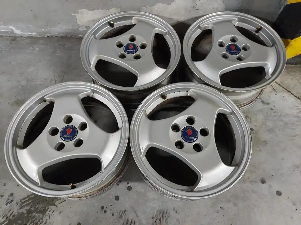 16" felgi aluminiowe SAAB 9-5, 9-3 OE 3-Spoke oryginalne Promocja