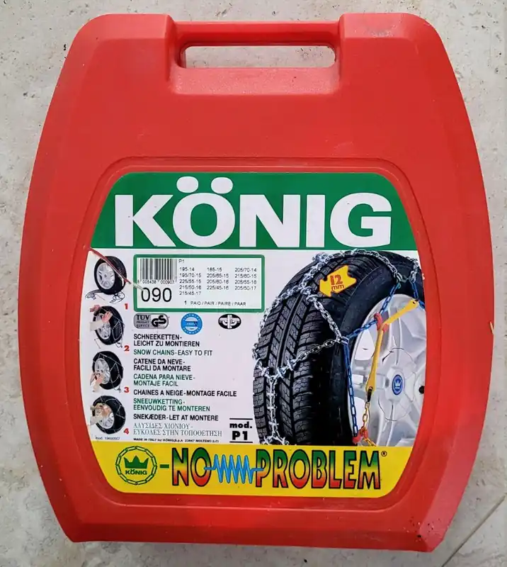 Promocja Łańcuchy śniegowe KONIG 090 KN 12mm na koła R14, R15, R16, R17