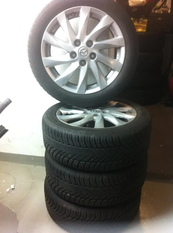 Felgi aluminiowe oryginalne MAZDA 17''+opony zimowe Super okazja