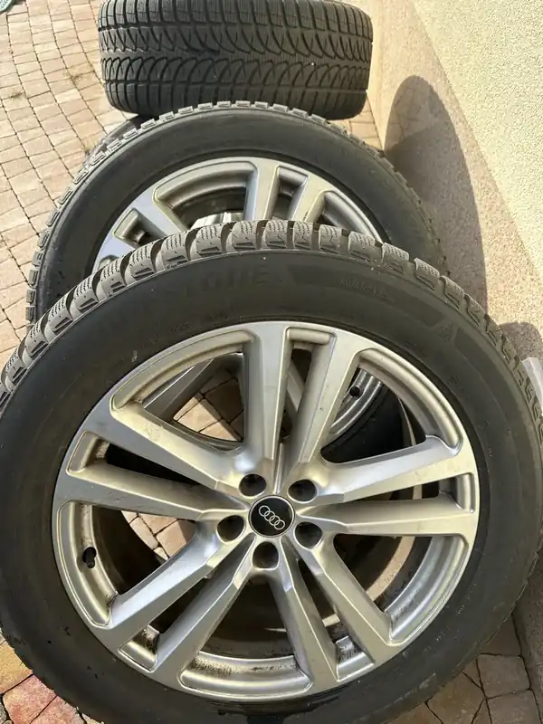 Oryginalne koła zimowe Audi Q7 SQ7 Bridgestone 255/50/R20 AO Obniżka ceny