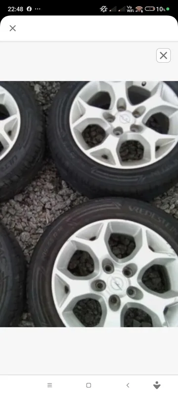 Wyjątkowa oferta Sprzedam alufelgi opel, renault 5x110x16 z oponami zimowymi